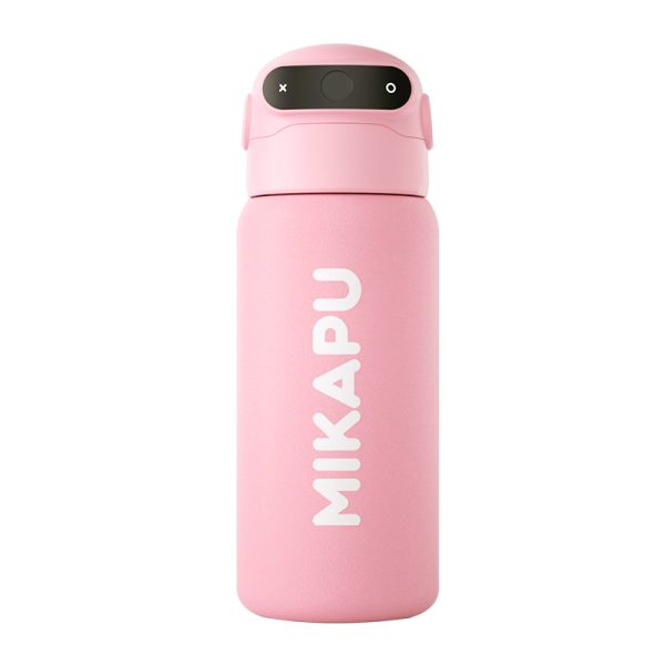 白底粉 Youthful Edition Smart Stainless Steel Bottle with Fingerprint Lock